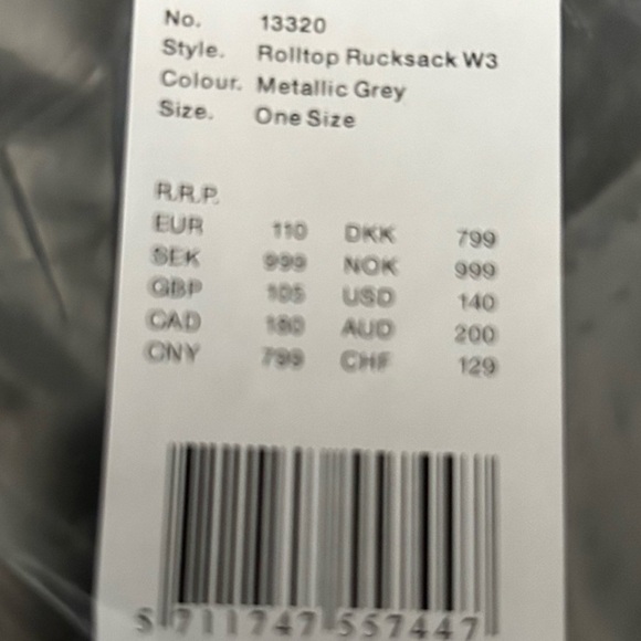 FP x RAINS | Rolltop Rucksack NWT - Picture 6 of 11